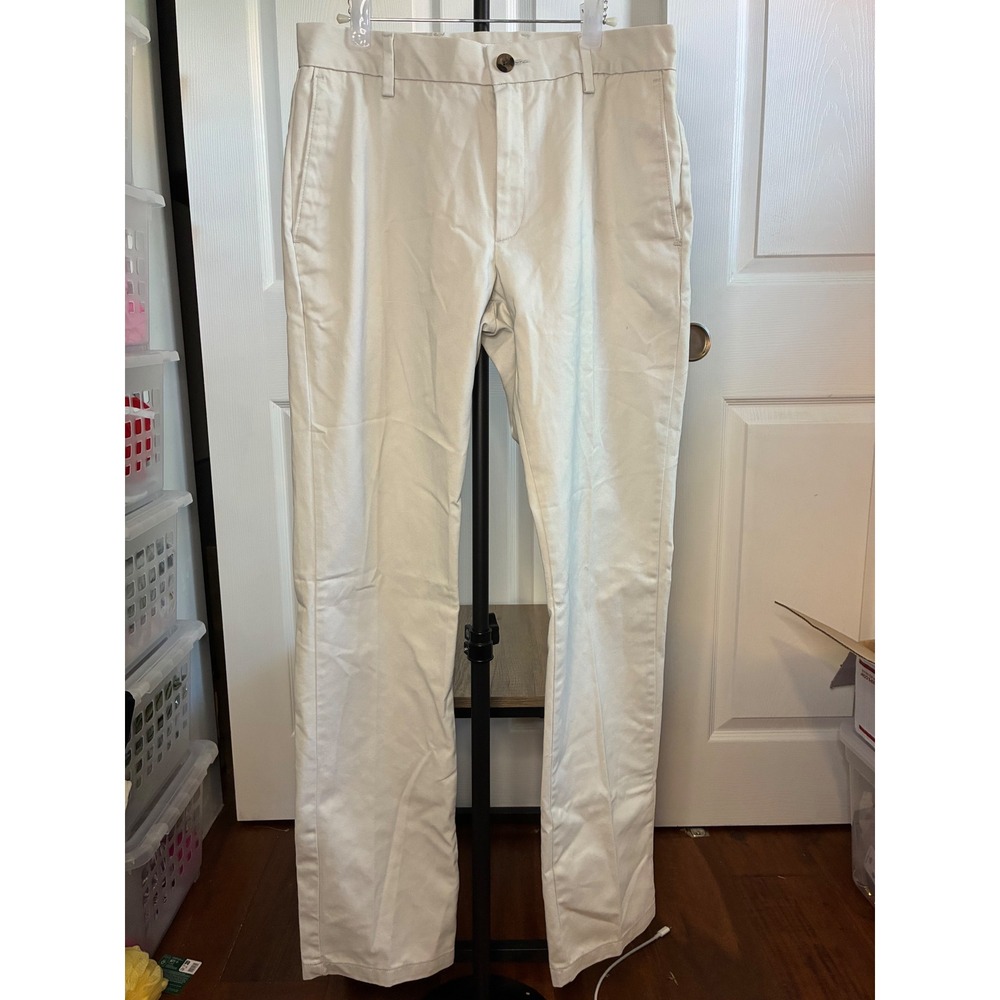 Amazon Essentials Mens Slim Fit Chino Pants Stone Beige 30x32 Khaki Trousers